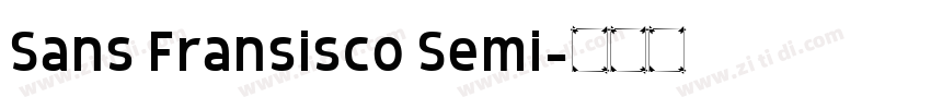Sans Fransisco Semi字体转换
